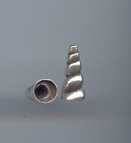 Thai Karen Hill Tribe Silver Pendants Little Conch Pendant NM168 