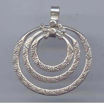 Thai Karen Hill Tribe Silver Pendants NM249 