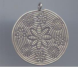THAI KAREN HILL TRIBE SILVER PENDANTS NM267 
