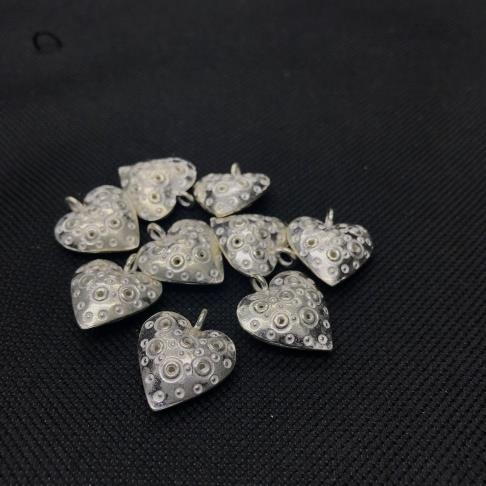Thai Karen Hill Tribe Silver Pendants 20PD261 (10 Beads)