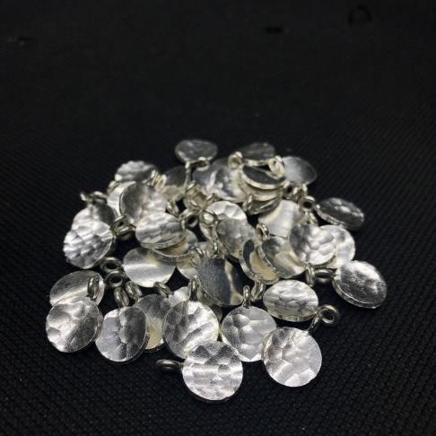Thai Karen Hill Tribe Silver Pendants 20PD265 (10 Beads)