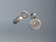 THAI KAREN HILL TRIBE SILVER LITTLE SPIRAL PENDANTS NS016