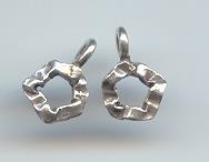 Thai Karen Hill Tribe Silver Distorted Pentagon Pendants NS030