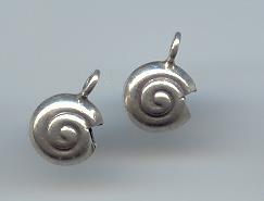 Thai Karen Hill Tribe Silver Little Sea Shell Pendants NS033