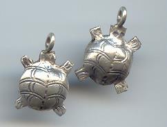 Thai Karen Hill Tribe Silver Turtle Pendants NS035