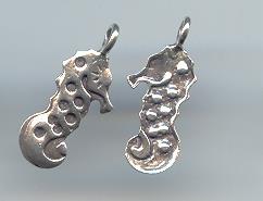 Thai Karen Hill Tribe Silver Cute Sea Horse Pendant NS037