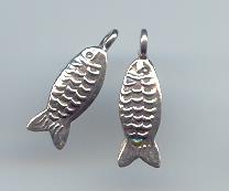 Thai Karen Hill Tribe Silver Little Fish Pendants NS058