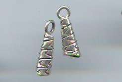 Thai Karen Hill Tribe Silver Sea Shell Cone Pendants NS116