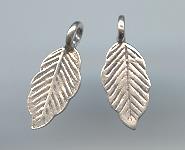 Thai Karen Hill Tribe Silver Pendants Little Leaf Pendants NS135