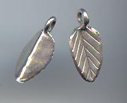 Thai Karen Hill Tribe Silver Pendants Little Leaf Pendants NS136