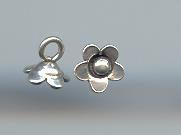 Thai Karen Hill Tribe Silver Pendants Cute Flower Pendants NS158