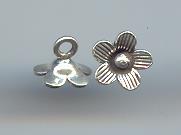 Thai Karen Hill Tribe Silver Pendants Sweet Flower Pendants NS161