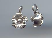 THAI KAREN HILL TRIBE SILVER PENDANTS LITTLE FLOWER PENDANTS NS164