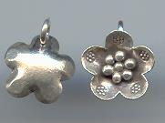Thai Karen Hill Tribe Silver Pendants Little Daisy Flower Pendants NS172