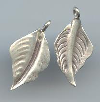 Thai Karen Hill Tribe Silver Pendants Little Leaf Pendants NS225