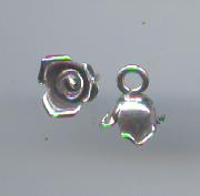 Thai Karen Hill Tribe Silver Pendants Rose Flower Pendant NS267