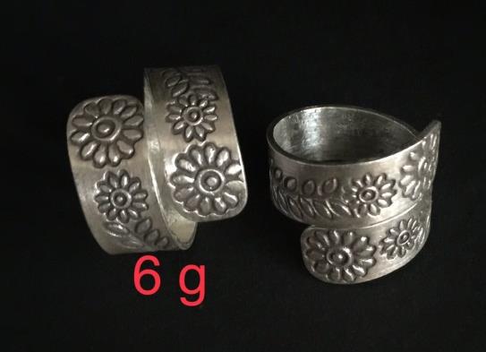THAI KAREN HILL TRIBE SILVER RING 20RR084