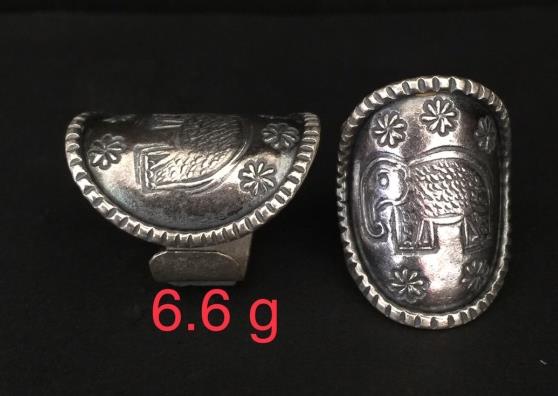 THAI KAREN HILL TRIBE SILVER RING 20RR102