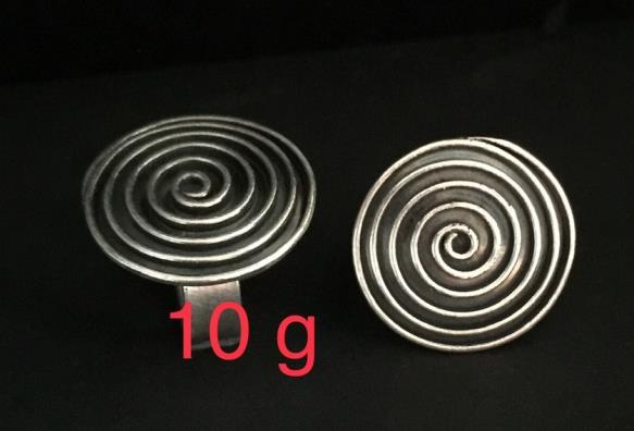 THAI KAREN HILL TRIBE SILVER RING 20RR132