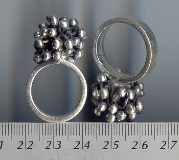 Thai Karen Hill Tribe Silver Teardrop Ring RR009 