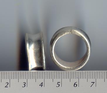Thai Karen Hill Tribe Silver White Brushed Ring RR057 