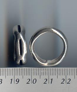 Thai Karen Hill Tribe Silver Pit Line Ring RR120 