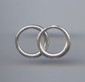 Thai Karen Hill Tribe Silver Plain Ring RR150 