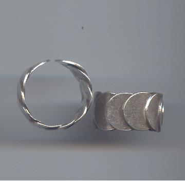 Thai Karen Hill Tribe Silver Multi Circle Ring RR163 