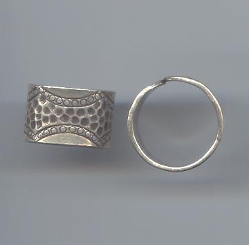 Thai Karen Hill Tribe Silver Hammered Ring RR167 