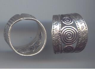 Thai Karen Hill Tribe Silver Ring RR182