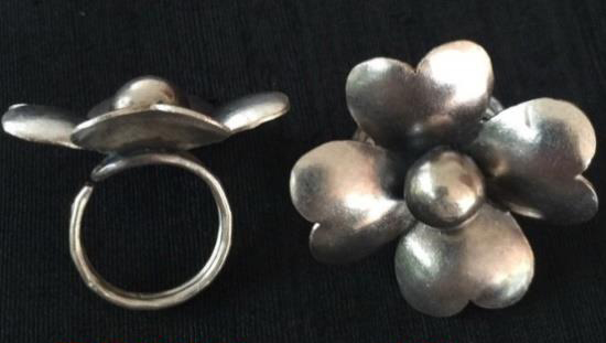 Thai Karen Hill Tribe Silver Ring RR327