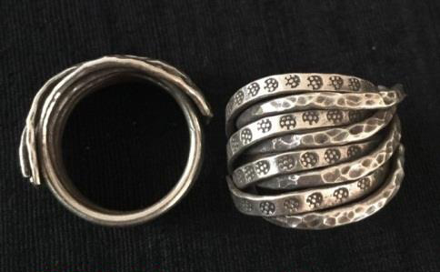 Thai Karen Hill Tribe Silver Ring RR349