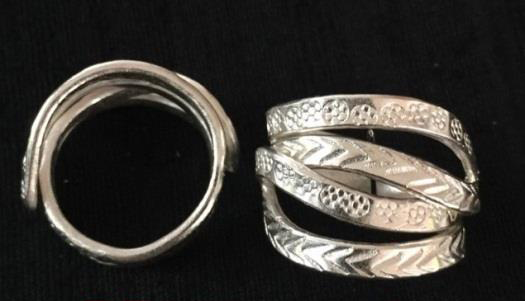 Thai Karen Hill Tribe Silver Ring RR353