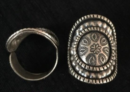 Thai Karen Hill Tribe Silver Ring RR367