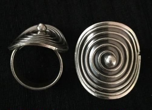 Thai Karen Hill Tribe Silver Ring RR370