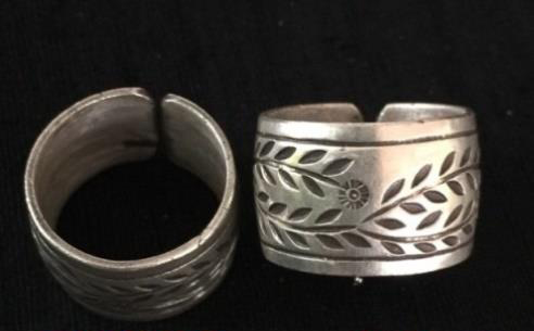 THAI KAREN HILL TRIBE SILVER RING RR385