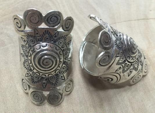 Thai Karen Hill Tribe Silver Ring RR437