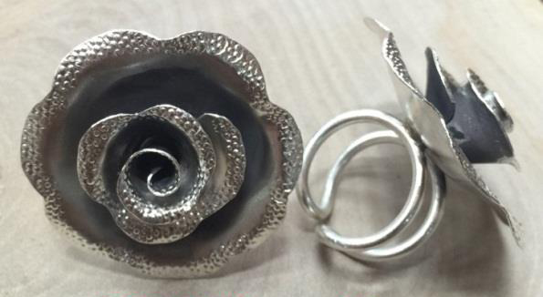 Thai Karen Hill Tribe Silver Ring RR443