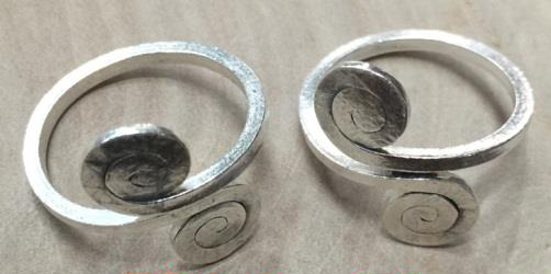 Thai Karen Hill Tribe Silver Ring RR458