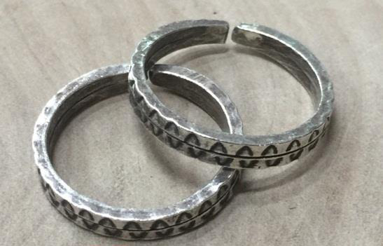 Thai Karen Hill Tribe Silver Ring RR464