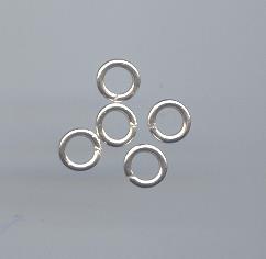 Thai Karen Hill Tribe Toggles and Findings Silver Plain Jump Ring TG084 