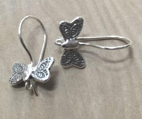 THAI KAREN HILL TRIBE TOGGLES AND FINDINGS SILVER TG175 